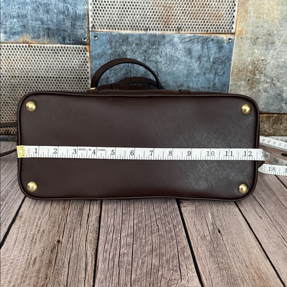 Authentic Coach Peyton Leather Cora Domed Satchel - Picture 11 of 13